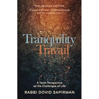 Tranquility and Travail by Rabbi David Sapirman